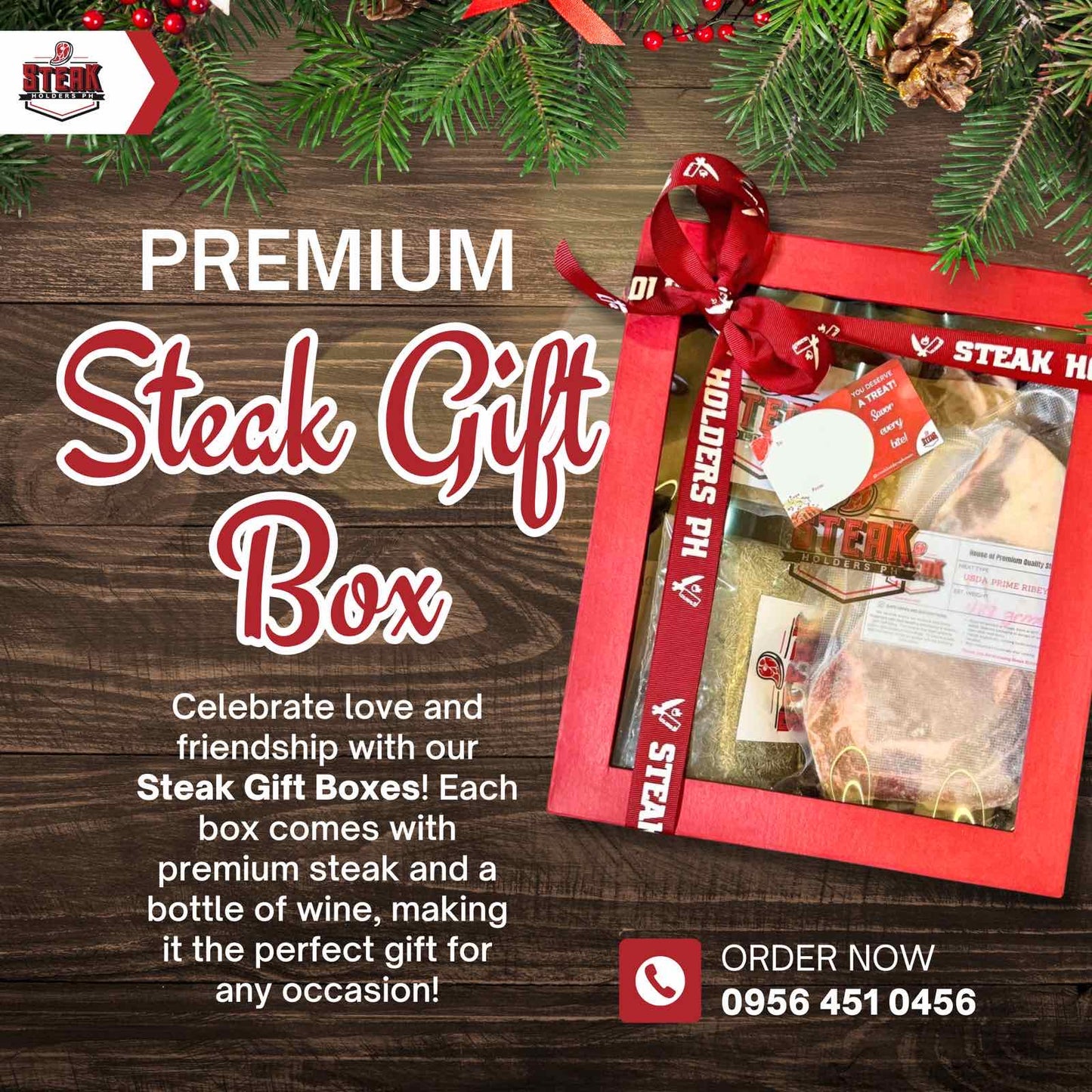 STEAK & WINE GIFT BOX